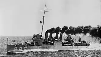 illustration de USS Pope (DD-225)