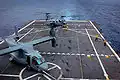 Pont d’envol de l’USS San Antonio en juin 2006