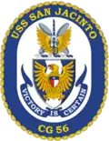 Badge de l'USS San Jacinto (CG-56).