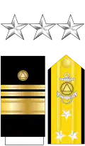 Insignes pour le National Oceanic and Atmospheric Administration Commissioned Officer Corps.