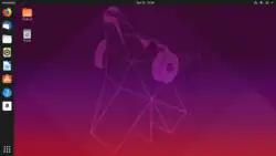 Capture d'écran d'Ubuntu 19.04 (Disco Dingo)