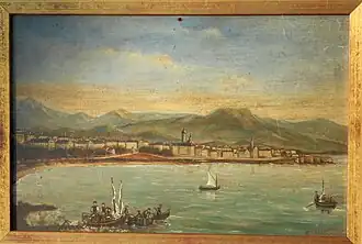 Golfe d'Ajaccio (tableau de Pierre Ucciani, 1884).