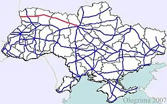 Image illustrative de l’article Route M07 (Ukraine)