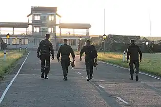 Tour de contrôle de la base militaire de Yavoriv exercice de 2013.