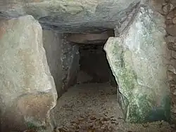 Uley Long Barrow, dernière chambre.