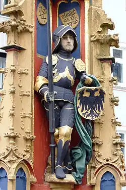 Chevalier du Fischkastenbrunnen