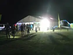 Ravitaillement nocturne de la montagne du Semnoz.