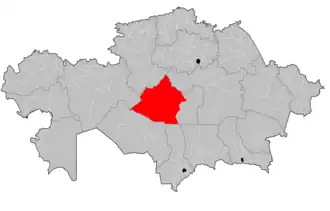 Localisation de District d'Ulytaou