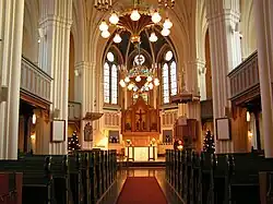 L'intérieur de l'église