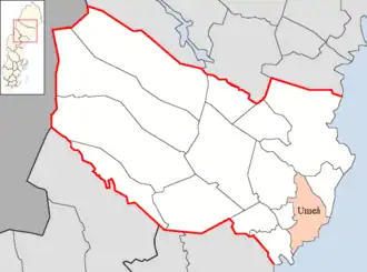 Localisation de Umeå