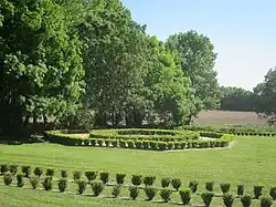 Le jardin archéologique.