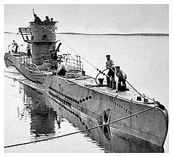 Un sous-marin allemand de la Première Guerre mondiale