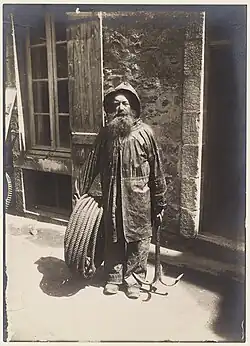 Un vieux pêcheur de Douarnenez, photographié par Paul Gruyer vers 1900
