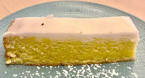 Une part de gâteau nantais.