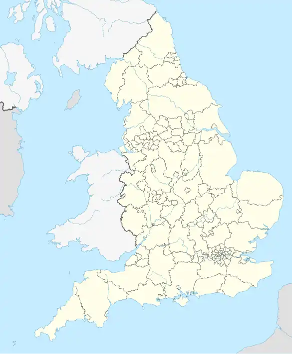 Voir sur la carte administrative d'Angleterre