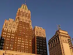Arrière-côté, vue depuis West Baltimore Street