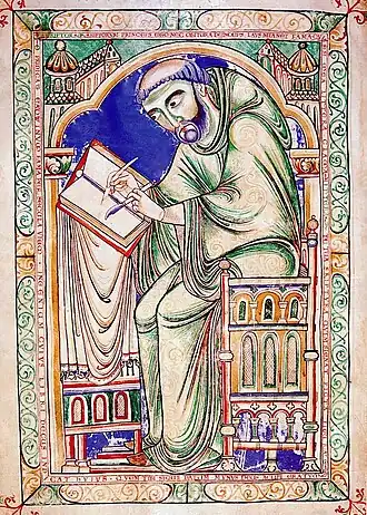 Portrait d'Eadwine, Psautier d'Eadwine.