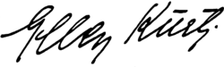 signature d'Ellen Kürti