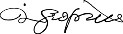 signature d'Ise Gropius