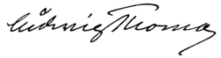 signature de Ludwig Thoma