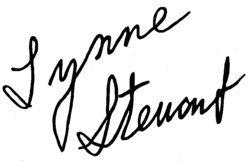 signature de Lynne Marie Stewart