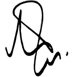 signature d'Yul Brynner