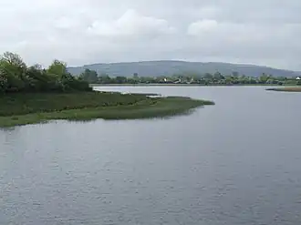 Slieve Rushen vu dUpper Lough Erne.