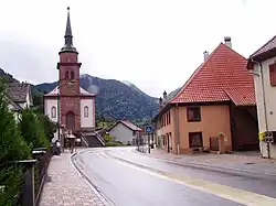 Grand'rue (RN 66) à Urbès.