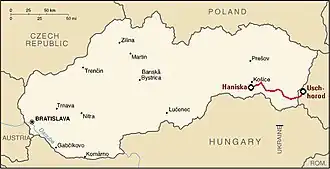 Image illustrative de l’article Ligne de chemin de fer Maťovce - Haniska pri Košiciach