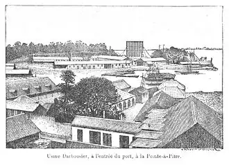 Gravure représentant une usine