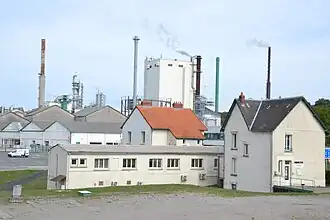 L'usine Sylvamo de Saillat-sur-Vienne.