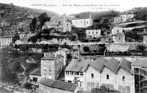 Usines Jarrosson (soierie) à Argental (Loire) (42).