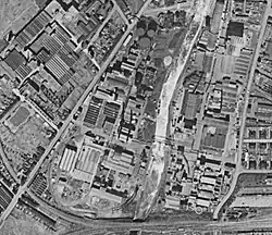 Usines Kulhmann en 1957 (photo aérienne)