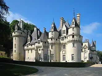 Château d'Ussé, façade Est