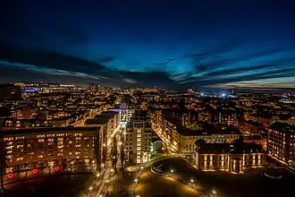 Vue depuis la tour sud.