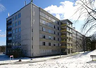 Façade orientée nord-ouest..