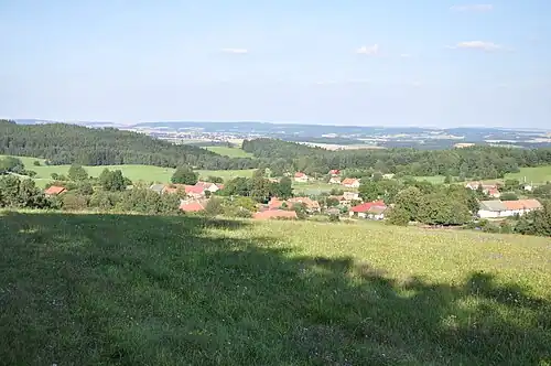 Olší : vue générale.