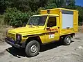 Véhicule 4&nbsp;×&nbsp;4 de logistique Peugeot P4 de l'ONF du Var en 2006.