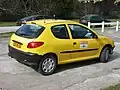 Véhicule de liaison Peugeot 106 de l'ONF du Var en 2006.