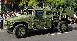 En version mortier automoteur