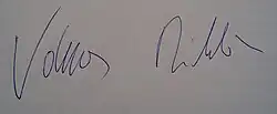 signature de Miklós Vámos