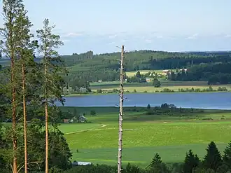 Vue de la tour de Vaaranmäki à Saari.