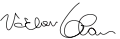 Signature de Václav Klaus