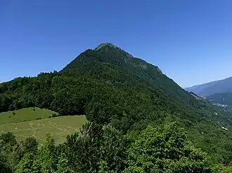 La Belle Étoile vue depuis le vallon de Tamié.