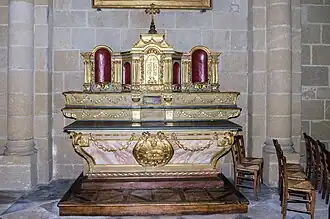 Autel XVIIIe&nbsp;siècle, nef côté nord.