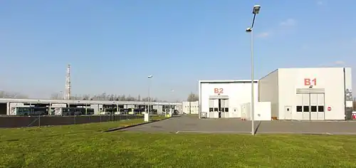 Remisage et atelier des bus.