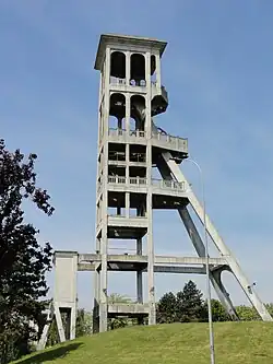 Le chevalement du puits Dutemple no&nbsp;2 (1920).