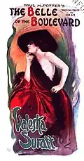 Affiche pour The Belle of the Boulevard, avec Valeska Suratt (New York, 1910).