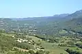 La vallée de Lesponne et le massif de Tabe, depuis les hauteurs de Soula.