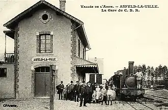 Gare d’Asfeld-la-Ville.